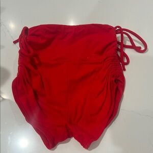 Kids Red Honeycut Dance Shorts